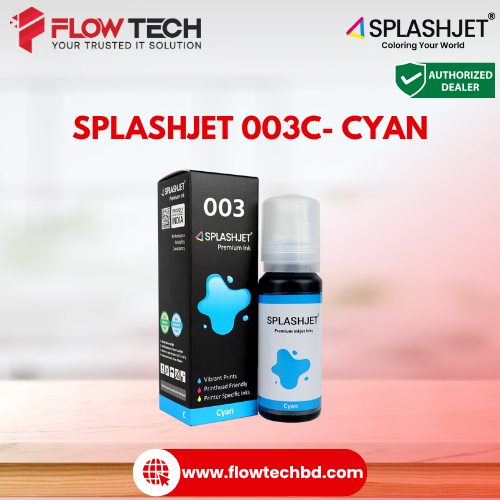 Splashjet Premium 003C Cyan Ink for Epso...