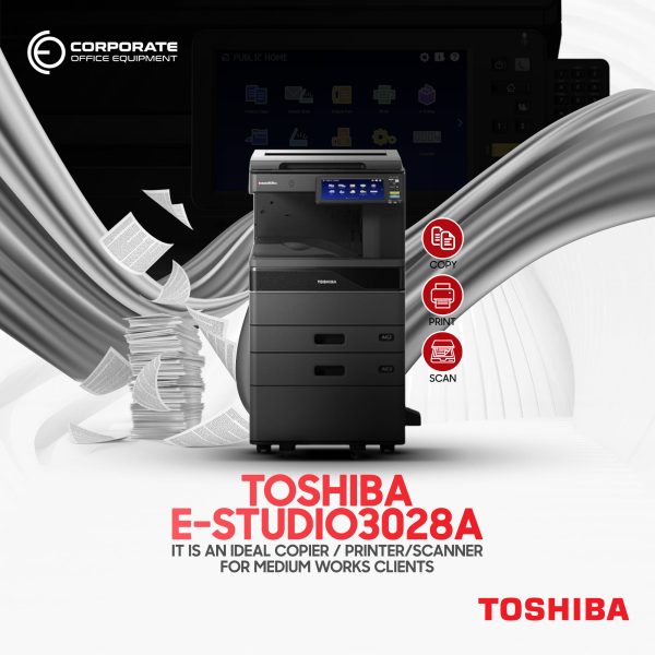 Toshiba 3028A Photocopy Machine | With Parts Warranty